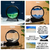 3D Moving Sand Art Picture, Vidro Redondo, Sandscape Do Mar Profundo - loja online