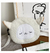 Bolsa de ombro de pelúcia cartoon para mulheres, bolsa crossbody na internet