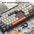 60% Wireless Mechanical Keyboard Bluetooth Dual Mode Hot-Swappable Mini 68-Key Red Switch for PC PS4 Xbox iPhone iPad na internet