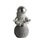 Imagem do Astronaut Figurines Christmas Resin Spaceman Moon Sculpture Decorative Cosmonaut Statues Miniatures Gift for Kids Toy Home Decor