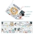 Livros de pano sensorial para bebês, brinquedos educativos montessori, livro de atividades macias - loja online