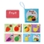 Livros de pano sensorial para bebês, brinquedos educativos montessori, livro de atividades macias - comprar online