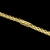 Corrente Cadeado Duplo 2,8mm - 70cm (Fecho Gaveta) Banho ouro 18k. - comprar online