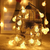 Bola de cristal 15m 60 LEDs Branco Quente Natal Pátio, Bubble String Lights, Camping - Aafu | Versatilidade em Produtos