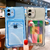 Capa transparente para iPhone 14 13 12 11 Pro Max X XR XS 7 8 espaço cartão - comprar online