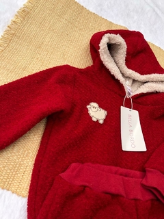 Conjunto Soft Bouclê Vermelho unissex - comprar online
