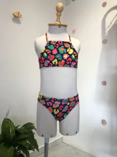 Biquíni estampa Onça Colorida - comprar online