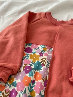 Blusa Moletom Terracota e floral na internet