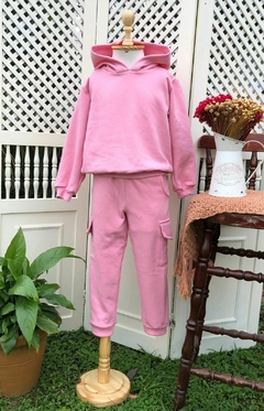 Conjunto Moletom Rosa - comprar online