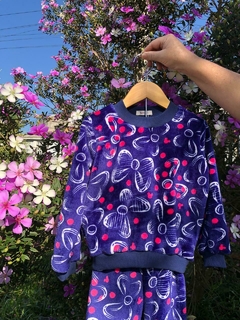Conjunto Fleece - Azul Minnie