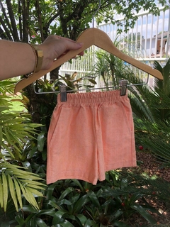 Bermuda Algodão Laranja