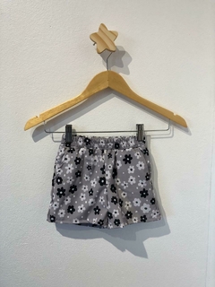 Short Tactel Menina Cinza - comprar online