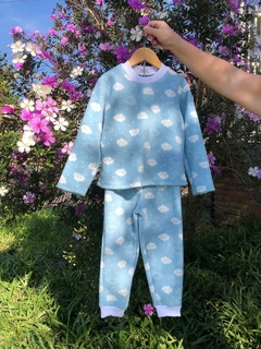 Pijama Soft - Azul claro - comprar online