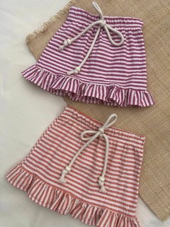 Saia Lily - Rosa - Bella Bordô Kids