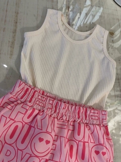Short Tactel Menina Rosa - loja online