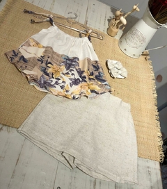 Blusa Flora Linho + Floral na internet