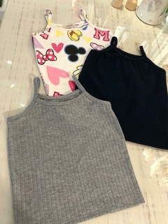 Blusa Alça Cinza na internet