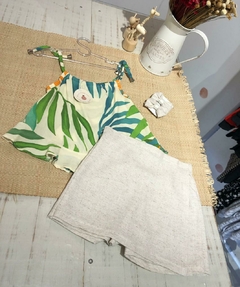 Blusa Flora Folhas