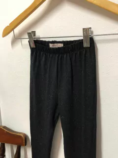 Calça Legging Brilhos - Bella Bordô Kids
