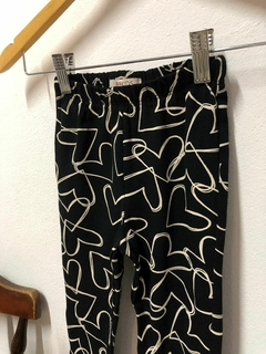 Calça Legging Corações - Bella Bordô Kids