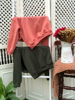 Conjunto Moletom Terracota na internet