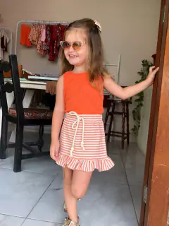 Saia Lily - Laranja - comprar online