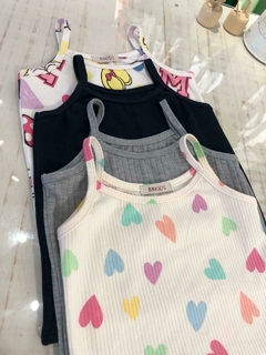 Blusa Alça Corações na internet