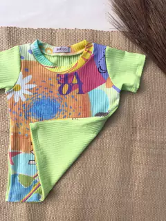 Blusa Básica Férias - Bella Bordô Kids