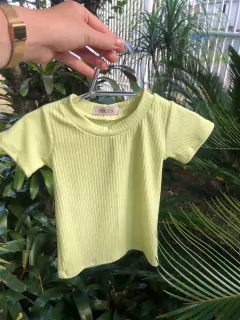 Blusa Básica Verde Lima - loja online