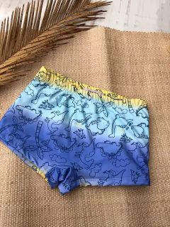 Sunga estampa Dinossauro Degradê