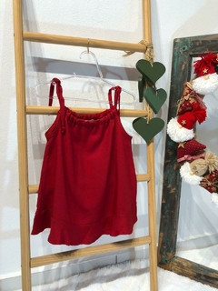 Blusa Flora Vermelha - comprar online