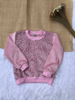 Blusão Fleece Salamê rosa - comprar online