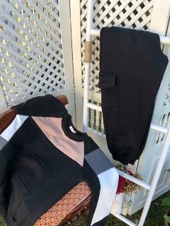 Blusa Moletom Oversized Zero Waste - Preto na internet