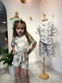 Conjunto Coração - Bella Bordô Kids