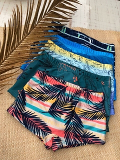 Sunga estampa Ondas - Bella Bordô Kids