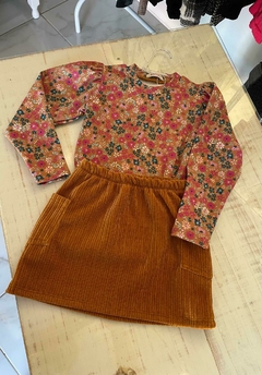 Blusa Floral liberty manga princesa - comprar online