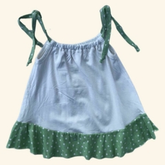 Blusa Flora Off White + Poá - comprar online