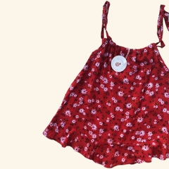 Blusa Flora Vermelha - comprar online
