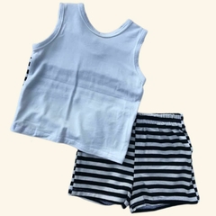 Conjunto Listrado/Branco - comprar online