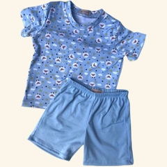 Pijama Azul Ovelhinha - comprar online