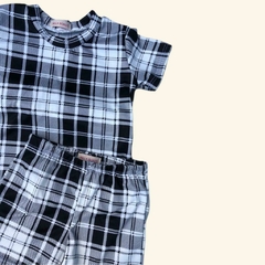 Pijama Xadrez P&B - comprar online