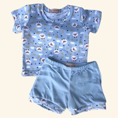 Pijama Azul Ovelhinha