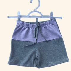 Short Cinza/Lilás