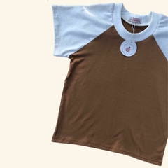 Camiseta Raglan Off White - comprar online