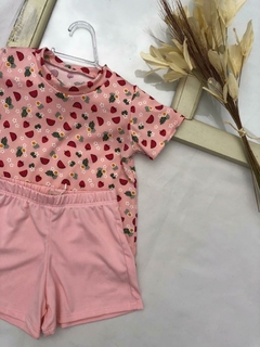 Pijama Salmão Frutinhas - comprar online