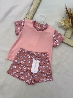Pijama Rosa Ovelhinha - comprar online