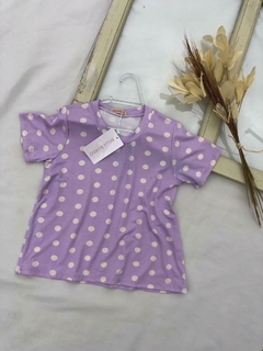 Blusa Laís Poá lilás na internet
