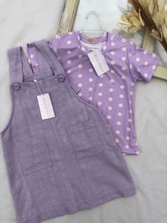 Blusa Laís Poá lilás - comprar online
