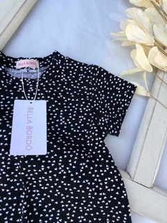 Blusa Laís Corações P&B - comprar online