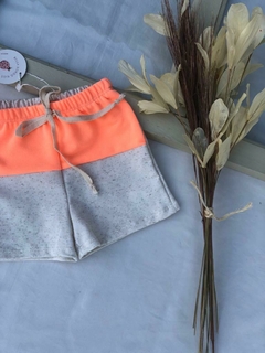 Short Linho + Laranja Neon - comprar online